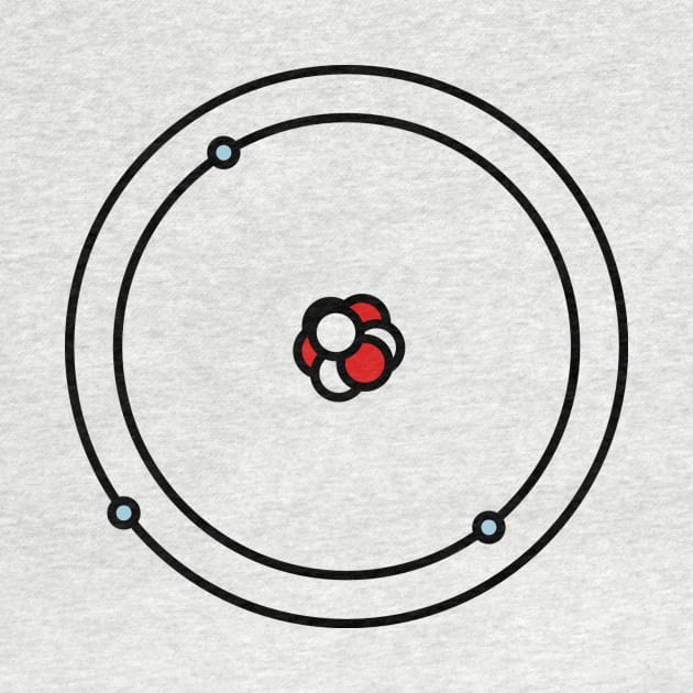 Model of an Atom (Science) Spinning Diagram by AustralianMate